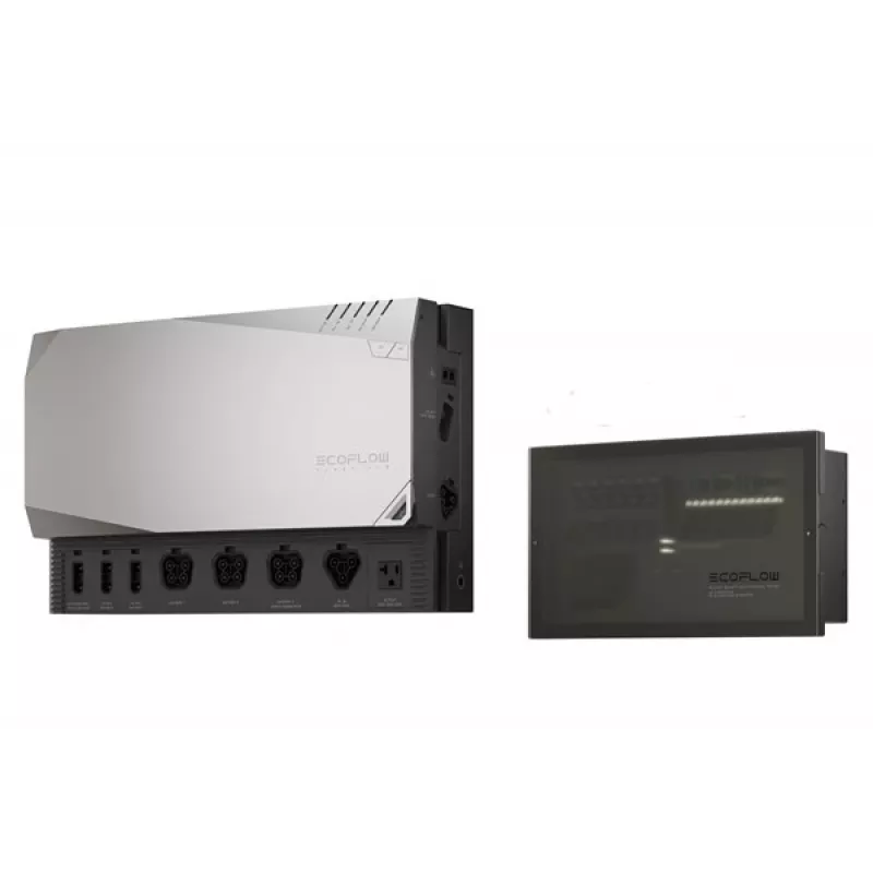 EcoFlow ZMM100-COMBO2-EU Power Prepared Kit, sada káblov/adaptérov, 5 ks, montáž na stenu, čierno-sivá