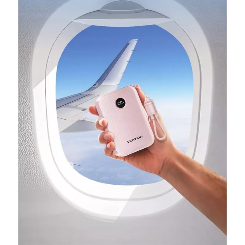 Powerbanka Vention FKBL0-C 20000 mAh, 2x USB-C + 1x USB-A, modrá