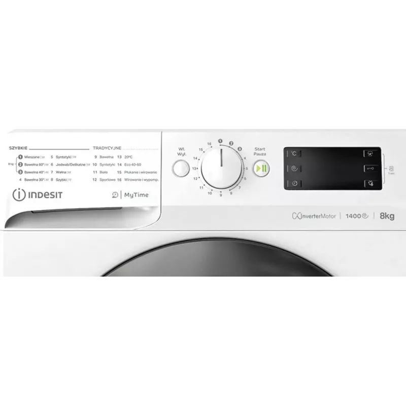 Práčka INDESIT MTWE81495WBPL 8 kg, 1400 ot/min, energetická trieda B