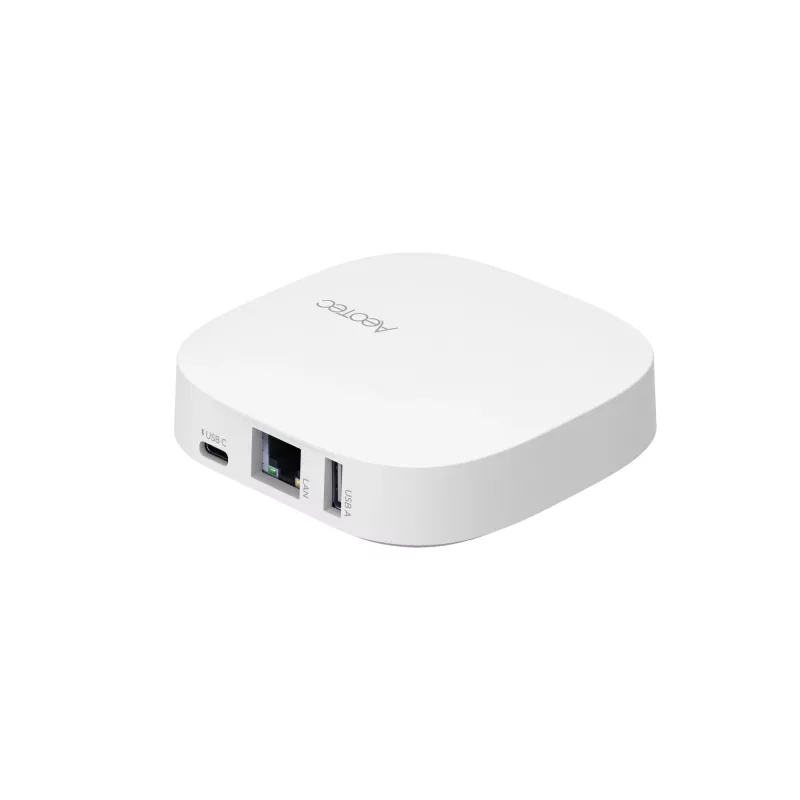 AEOTEC Smart Home Hub 2 – funguje ako SmartThings Hub, EU, Z-Wave, Zigbee 3.0, WiFi | GP-AEOHUBV4EU | biely