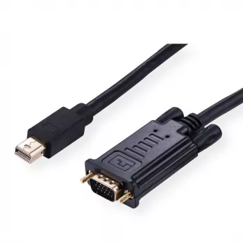 ROLINE 11.04.5976 video kábel adaptér 1,5 m Mini DisplayPort VGA (D-Sub) čierny (11.04.5976)