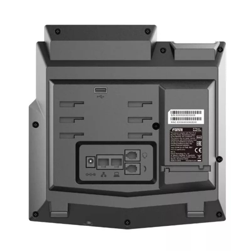 IP telefón Fanvil X5U čierny 16 liniek LCD Wi-Fi káblový telefón