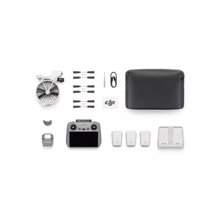 DJI Flip Fly More Combo (DJI RC 2) dron s kamerou, 4K/60fps HDR, 48 MP, 1/1,3″ CMOS, 3 batérie
