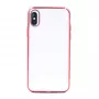 Mäkké puzdro na telefón Devia pre iPhone XS Max, červené TPU ochranné puzdro