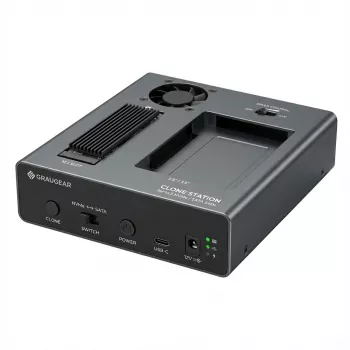 Dokovacia stanica GrauGear G-M2ST235-CL pre M.2 NVMe/SATA SSD a 2,5/3,5-palcové pevné disky