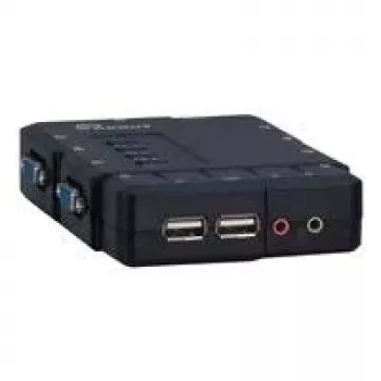 Inter-Tech Argus KVM CS-41UA - KVM/audio prepínač - 4 x KVM/audio - 1 lokálny používateľ - desktop (88887167)