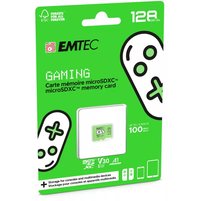 Emtec 128GB MicroSDXC UHS-I ECMSDM128GXCU3G pamäťová karta