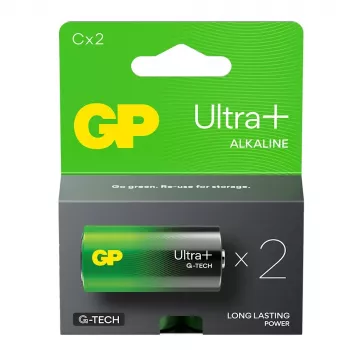 C-batéria GP Alkaline ULTRA PLUS balenie 2 ks (model 03014AUPETA-B2)