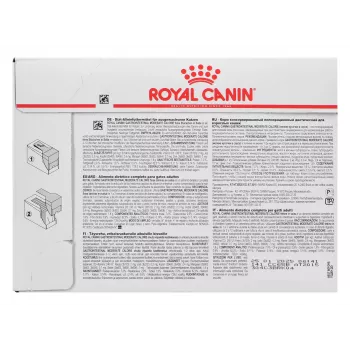 Mokré krmivo pre mačky Royal Canin Gastrointestinal Moderate Calorie 12 x 85 g vrecúška, dospelé mačky, mäsová príchuť, 82,2 % vlhkosť