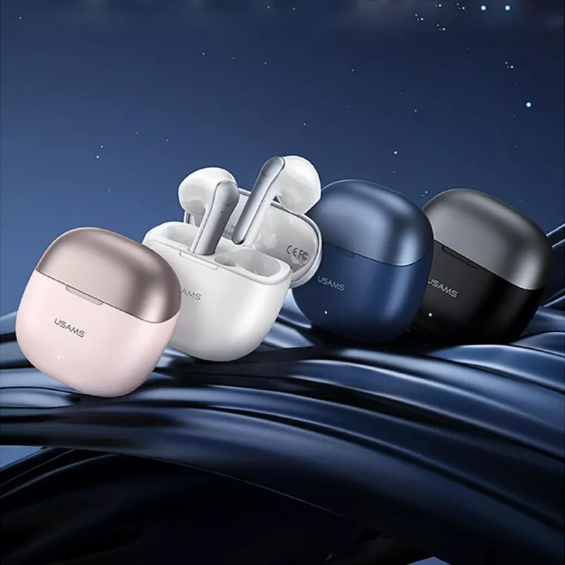 Slúchadlá USAMS TWSXH Series Dual Mic Wireless modrá/modrá BHUXH03