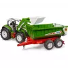 Bruder Roadmax traktor s čelným nakladačom a sklápacím prívesom