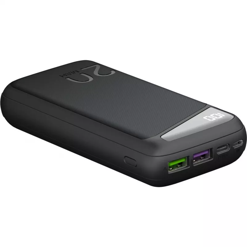 Rýchlonabíjacia powerbanka 20.000 mAh (čierna, PD, Quick Charge 3.0, Super Charge)