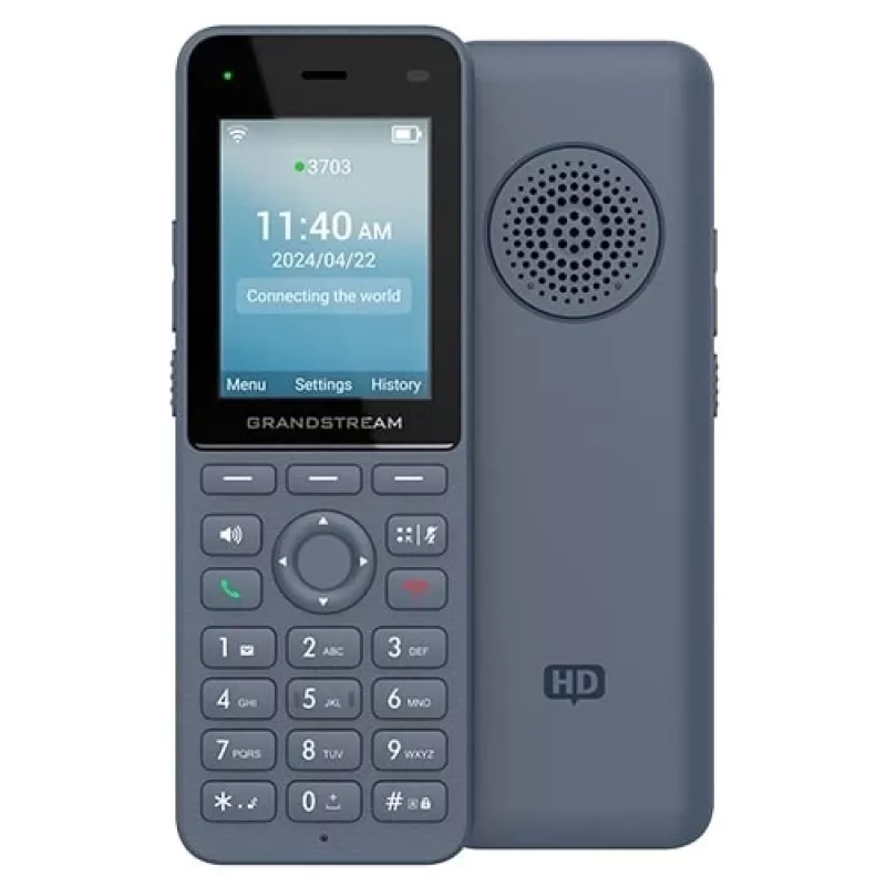 Grandstream Networks WP8256 IP telefón antracit 3 linky LCD Wi-Fi