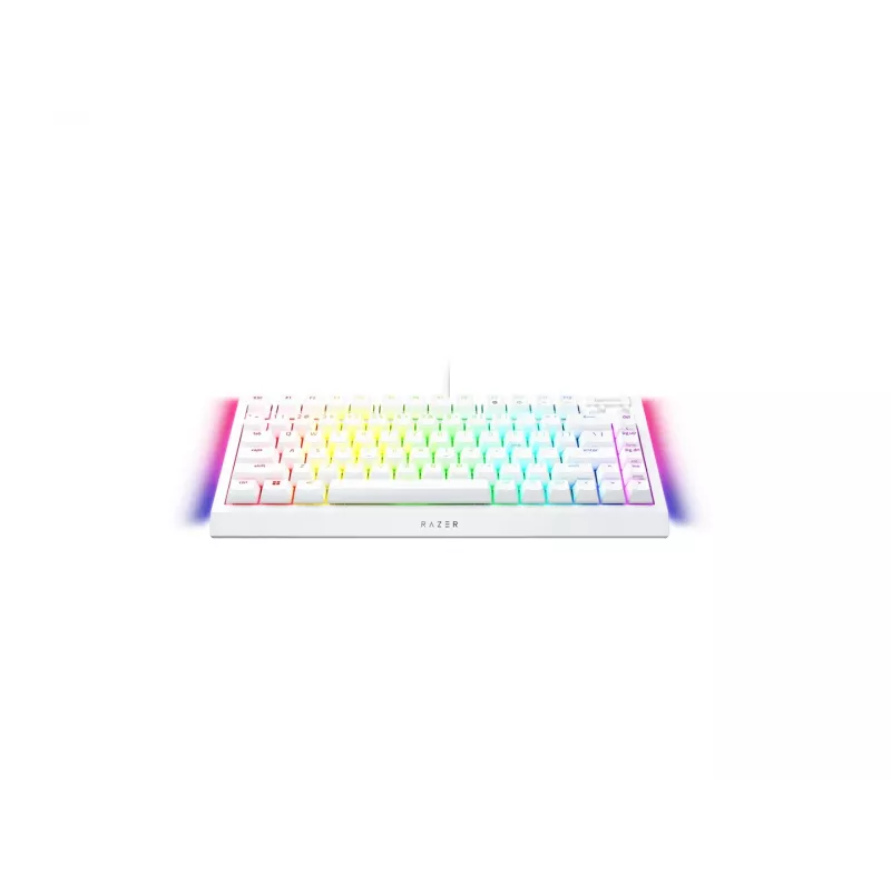 Mechanická herná klávesnica Razer BlackWidow V4 75% USB QWERTY US-angličtina biela