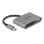 Delock 91016 USB-C čítačka kariet pre SD a microSD karty s USB-A portom a USB-C PD