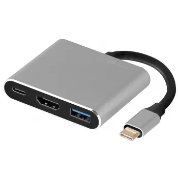 Adaptér A-1, USB-C HDMI 4K, USB 3.0, PD 100W