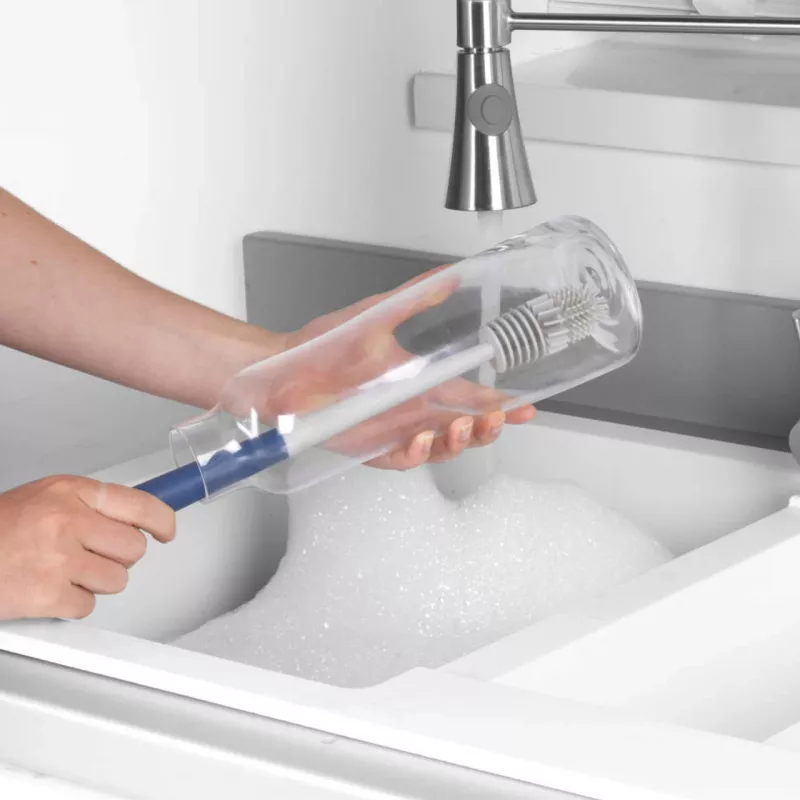 Kefa na fľaše Beldray LA032807FEU7 Deep Clean Rubber – kefa na čistenie fliaš s gumenou hlavicou