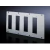 Rittal TS 8609.140 Modulové dosky pre 16/24-pólové konektory, oceľ, sivé