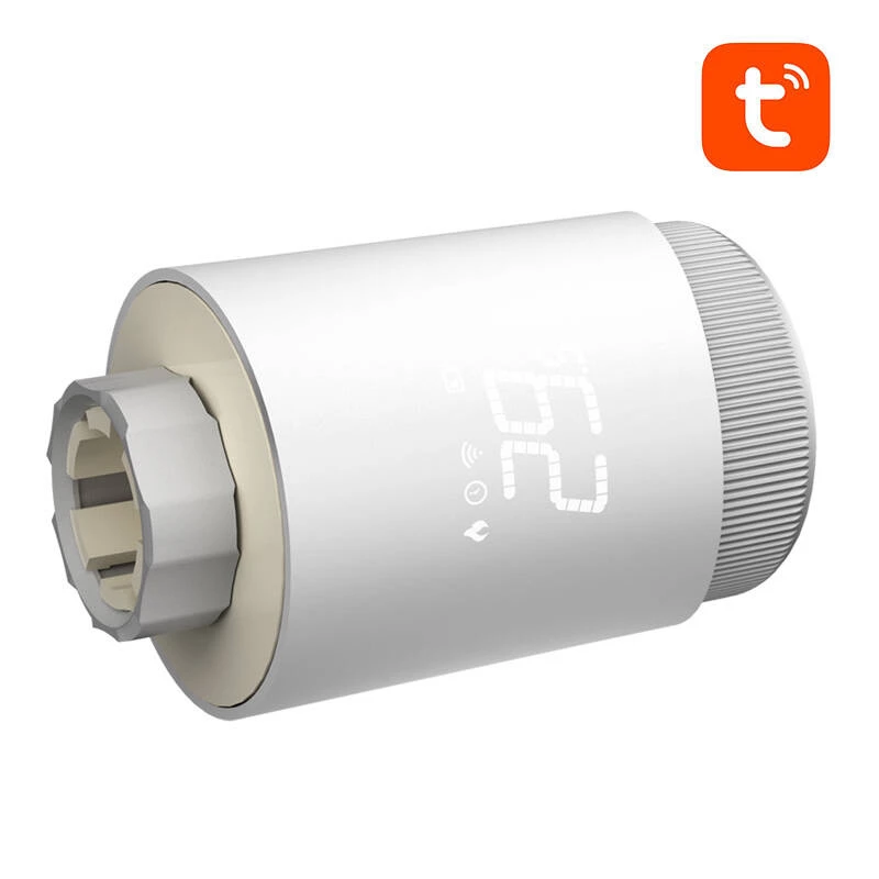 Termostatický ventil radiátora Avatto TRV10 Zigbee Tuya bezdrôtové ovládanie, smart TRV