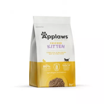 Suché krmivo pre mačky Applaws Kitten Chicken 2 kg – junior, bielkoviny 38 %, tuk 17 %