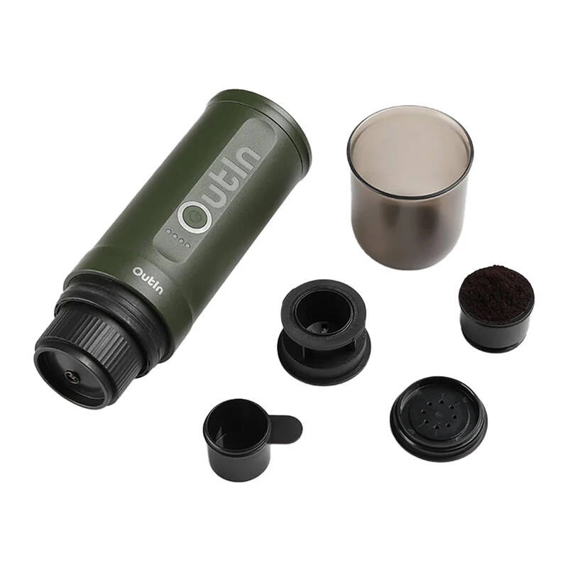 Outin Nano 7500mAh prenosný kávovar set (zelený) + ochranné puzdro