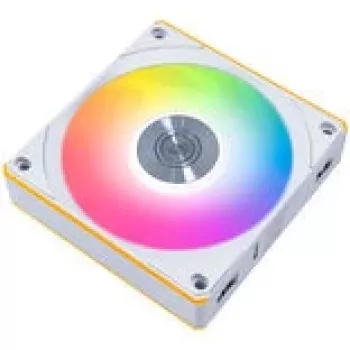 120mm skriňový ventilátor Lian Li UNI FAN CL Wireless — biela, bezdrôtové RGB ovládanie, kompatibilný s Daisy-Chain