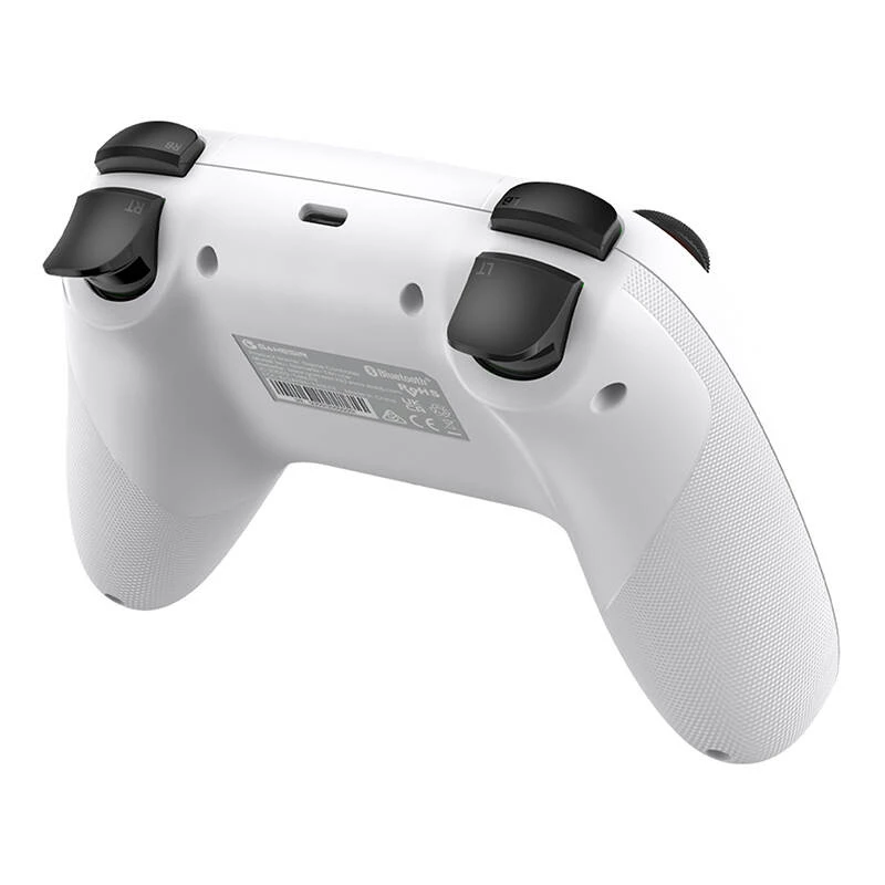 Bezdrôtový herný ovládač GameSir T4n Lite biely kompatibilný s Bluetooth, bezdrôtový, nabíjateľný