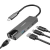 USB 3.2 Gen1 hub, 3-portový s 2,5G Ethernet