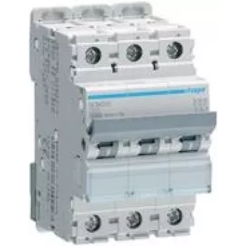 Istič Hager NCN320 — 3-pólový, Type-C, 20 A, 10 kA, 3-TE
