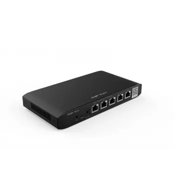 WLAN router RUIJIE RG-EG105G-V3 Dual Band Wi‑Fi 5, 2 jadrá, 128 MB RAM, 32 MB Flash, 4 LAN + 2 WAN Gigabit porty, čierny