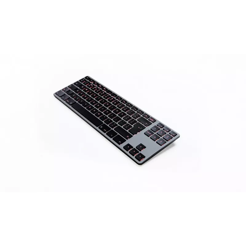 Klávesnica hliníková Mac Tenkeyless RGB Space Gray