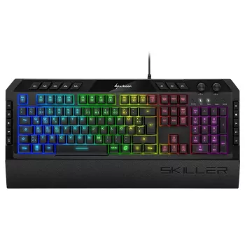 Sharkoon Skiller SGK5 klávesnica Gaming USB QWERTZ nemecká čierna