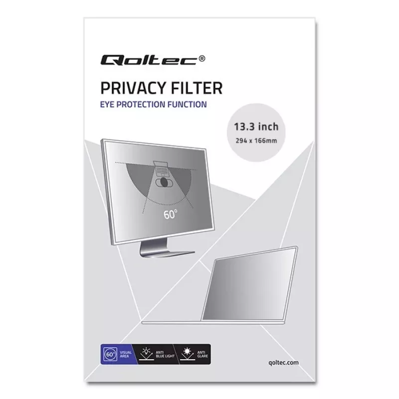 Qoltec 51050 Privacy-Filter pre displej (13,3