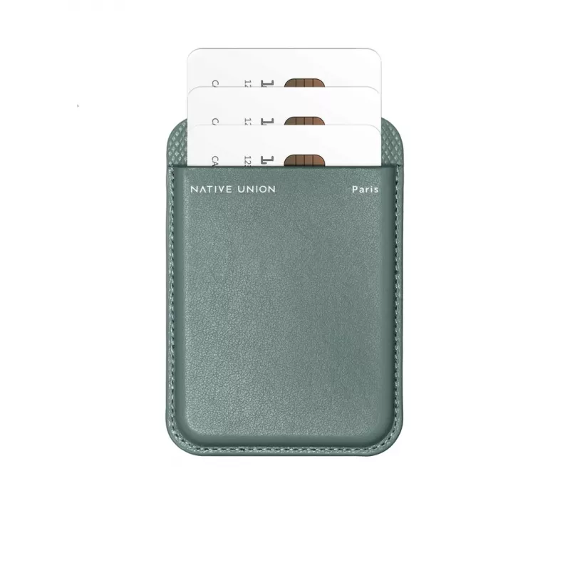 Peňaženkové puzdro native union (Re)Classic zelená kompatibilné s iPhone 15/15 Pro/15 Plus/15 Pro Max, iPhone 14/14 Pro/14 Plus/14 Pro Max, iPhone 13/13 Pro