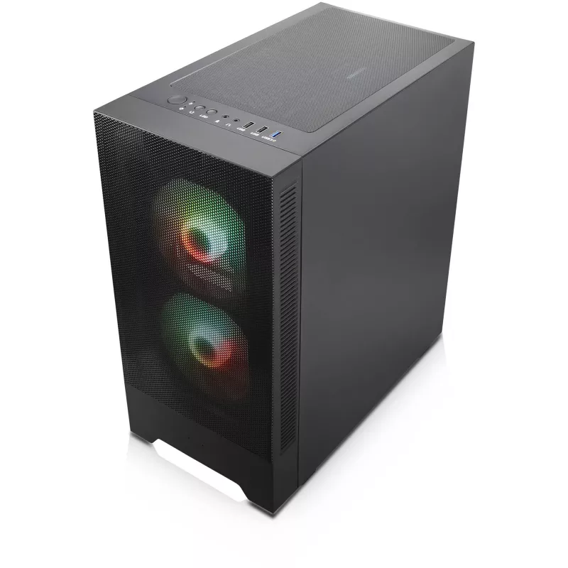 Sada PC skrine Silentware Flow 100 ARGB MESH — 2×140 mm predná, 1×120 mm zadná