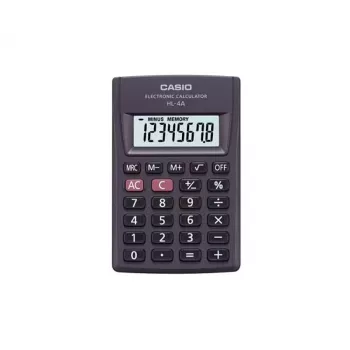 CASIO HL-4A-B 8-miestna kalkulačka 56x87mm čierna