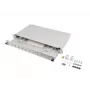 Patch panel Lanberg FOP1-12SS-LDS sivý ABS oceľ 19 palcov