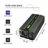 Automobilový menič Qoltec Monolith 1200 W čierny 24 V