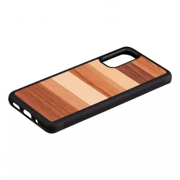 Puzdro na telefón Man and Wood Galaxy S20 čierna — ochranné puzdro pre Samsung Galaxy S20