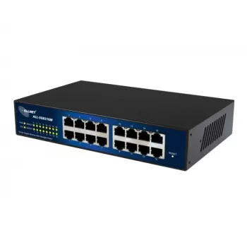 Managed Switch ALLNET 112534 L2 Gigabit Ethernet 16 portov 19U čierny