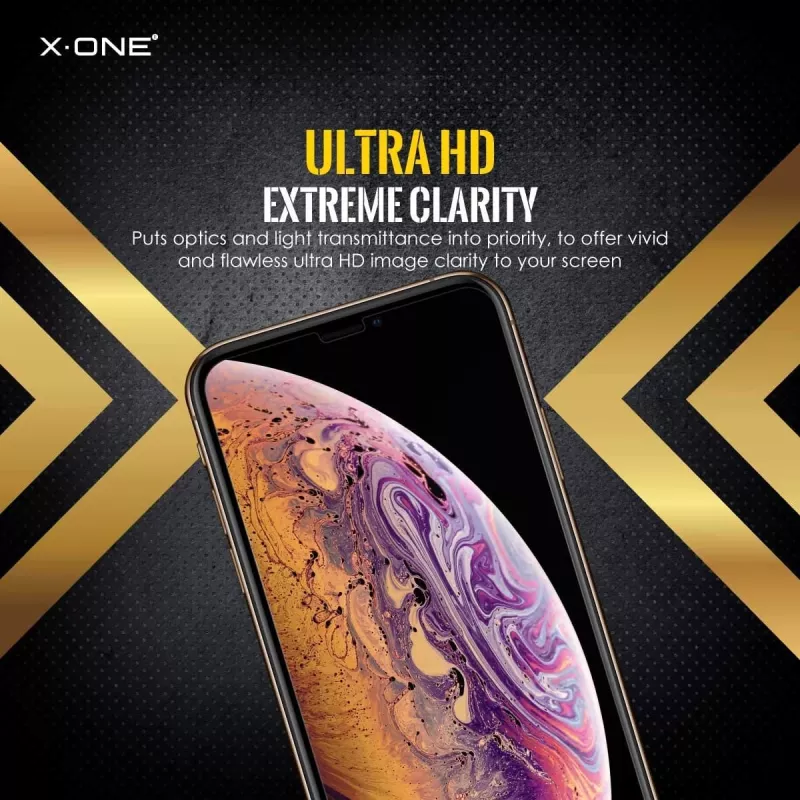 Ochranná fólia displeja Shock Eliminator X-ONE pre iPhone 7 Plus – čierna