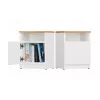 GALAX 30/1D biela/ARTISAN nočný stolík