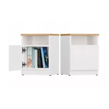 GALAX 30/1D biela/ARTISAN nočný stolík
