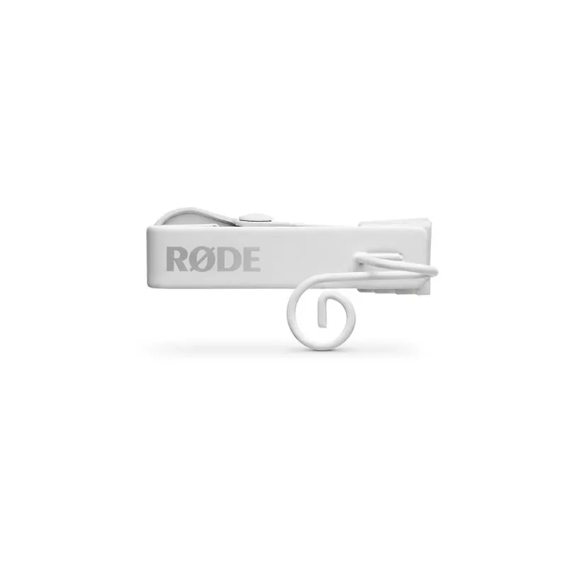 RØDE LAVALIER GO - mikrofón čierny, biely klipsový mikrofón