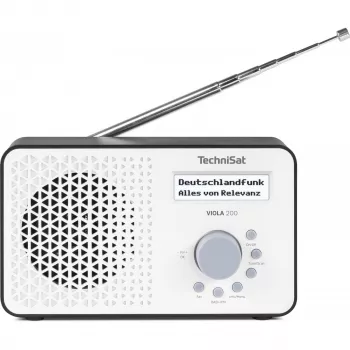 TV prijímač TECHNISAT VIOLA 200 biely/čierny HD DVB-S2