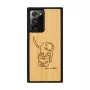 Ochranné puzdro Man and Wood pre Samsung Galaxy Note 20 Ultra – mačka s rybím dizajnom