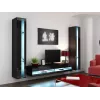 Cama regál VIGO NEW 180/40/30 čierna/čierna lesk