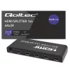 Qoltec 51799 Aktívny HDMI splitter 4 x HDMI 4K x 2K | 6 Gb/s | 60 Hz