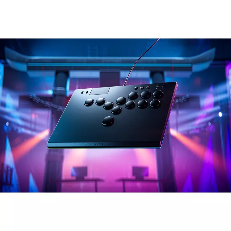 Razer Kitsune - arkádový ovládač - káblový - čierny - pre PC, Sony PlayStation 5 (RZ06-05020100-R3G1)