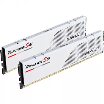 DIMM 64 GB DDR5-5600 (2x 32 GB) Dual-Kit, operačná pamäť biela, F5-5600J3636D32GX2-RS5W, Ripjaws S5, INTEL XMP